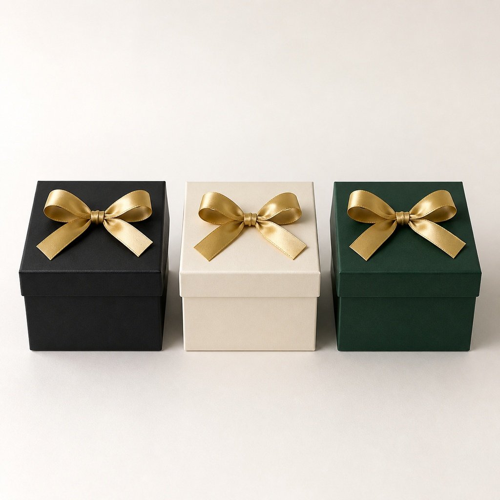 Three boxes