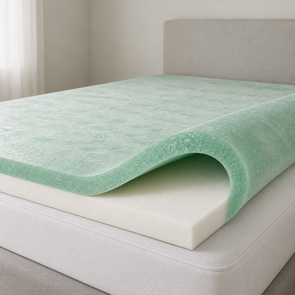 Cooling Memory Foam Mattress Topper
